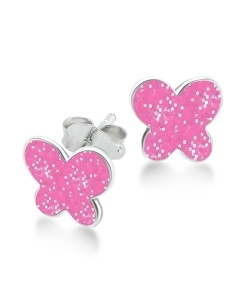 Kids Stud Earring Colorful Butterfly STE-309